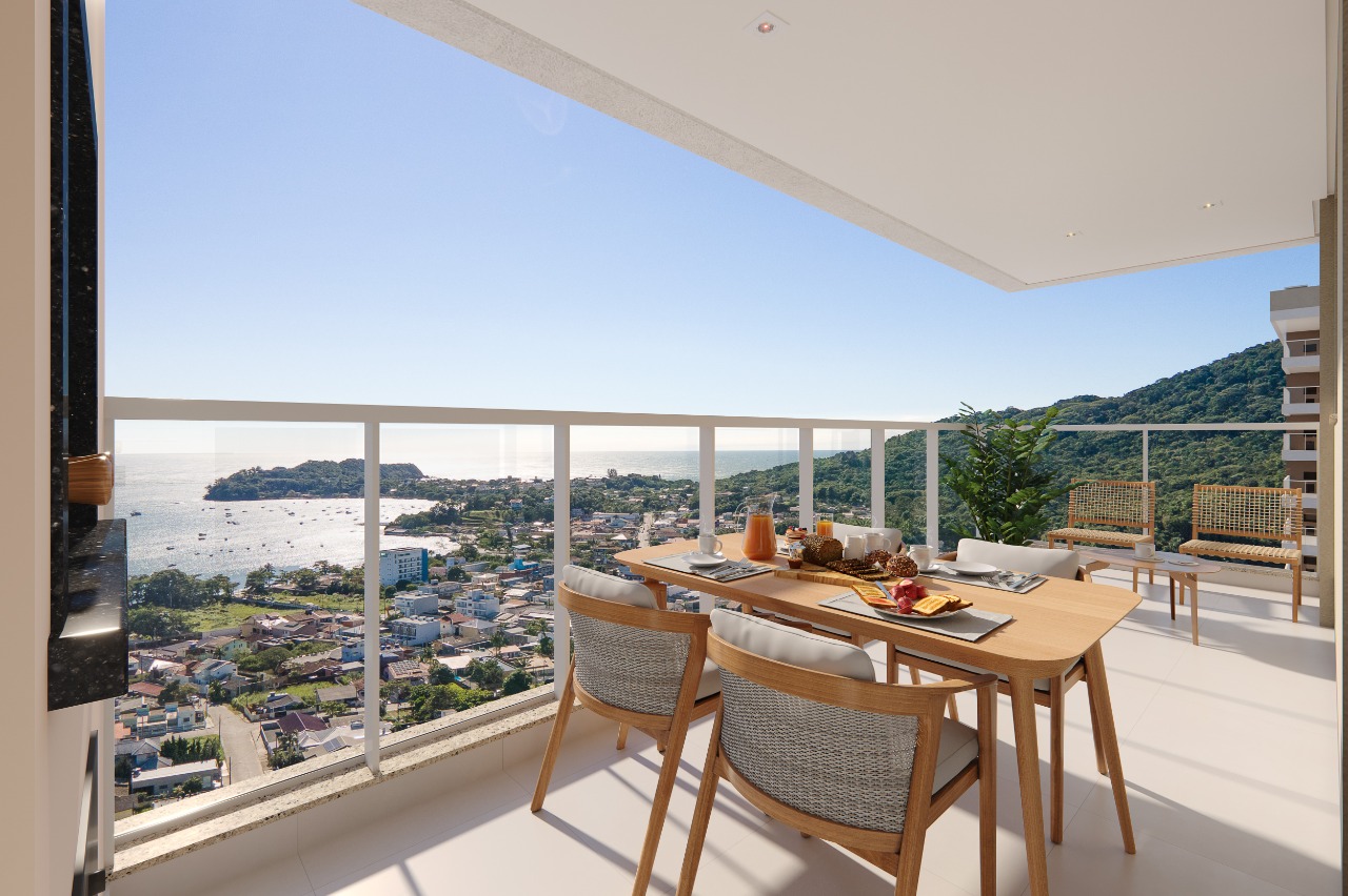 Apartamento com 1 suíte(s) mais 1 quarto(s) à venda no bairro B. Praia de Armação do Itapocorói em Penha, por R$ 1.028.402.77. — foto 2