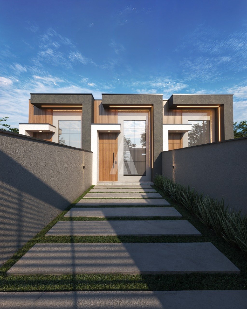 Casa geminada com 3 quartos à venda no bairro Floresta, em Joinville-SC, por R$ 430.000,00. - foto 1