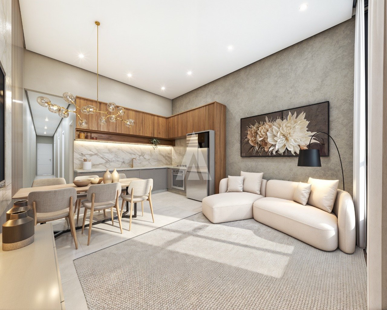 Casa geminada com 3 quartos à venda no bairro Floresta, em Joinville-SC, por R$ 430.000,00. — foto 2